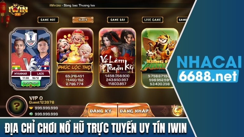 Địa chỉ chơi nổ hũ trực tuyến uy tín IWIN