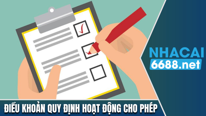 Điều khoản quy định các hoạt động cho phép