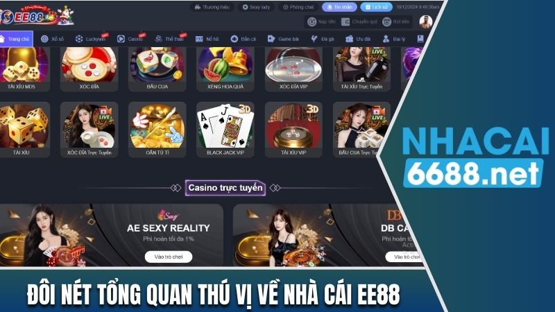 Đôi nét tổng quan về nhà cái EE88