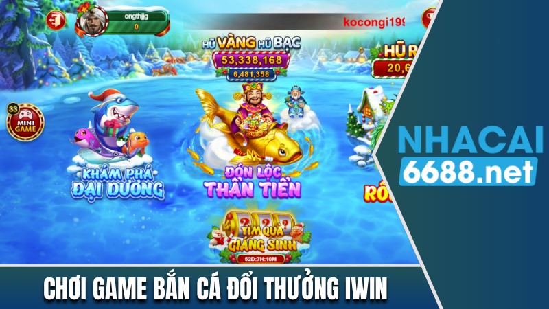 Giải trí cùng thiên đường game bắn cá đổi thưởng iWin