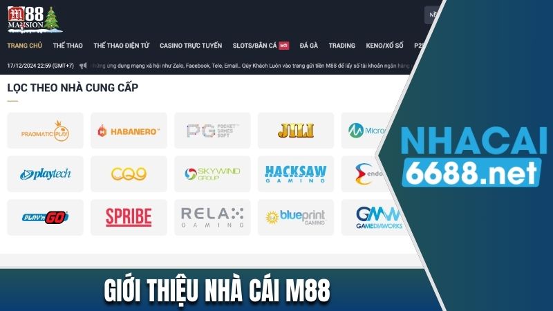 Giới thiệu nhà cái M88