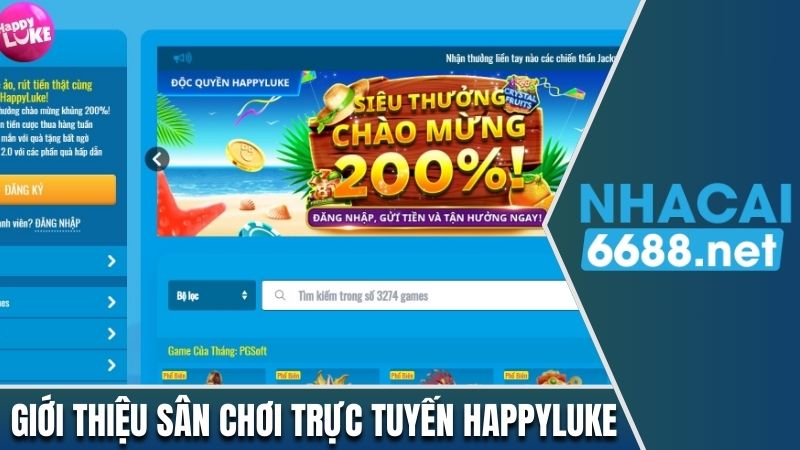 Giới thiệu sân chơi trực tuyến Happyluke