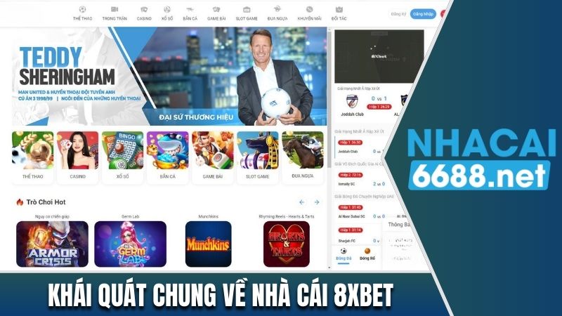 Khái quát chung về nhà cái 8xbet