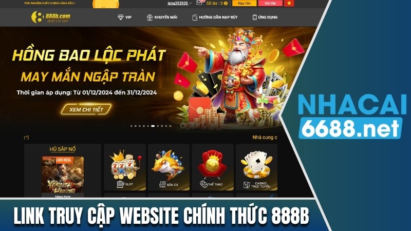 Link truy cập website chính thức của 888B năm 2025