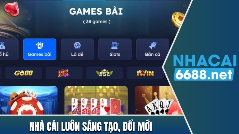 Nhà cái DA88 luôn sáng tạo và đổi mới 